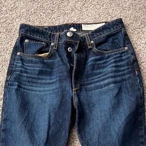 Rag & Bone US 29 Nina High-Rise Ankle Cigarette Cambria Wash Denim Jeans